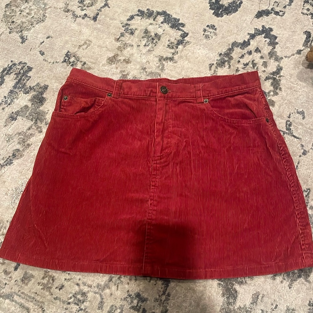 Red Mini Skirt